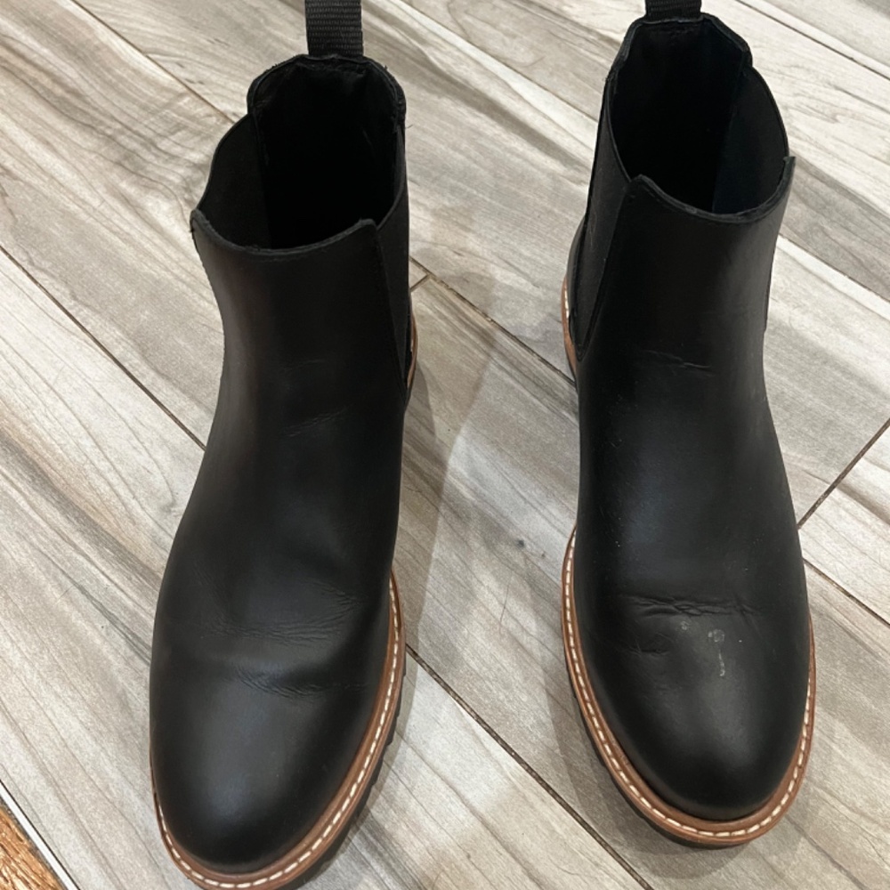 Nisolo Women's Go-To Lug Chelsea Boot 2.0 Black